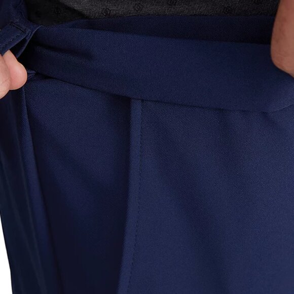 NWT Haggar Men's Cool 18 PRO Flat Front Classic-Fit 9.5" Shorts Navy 34W - Picture 5 of 13